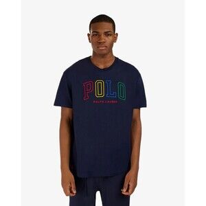 Men's Polo Ralph Lauren Polo Graphic Tee Blue/Multicolor size S, M, L, XL, XXL